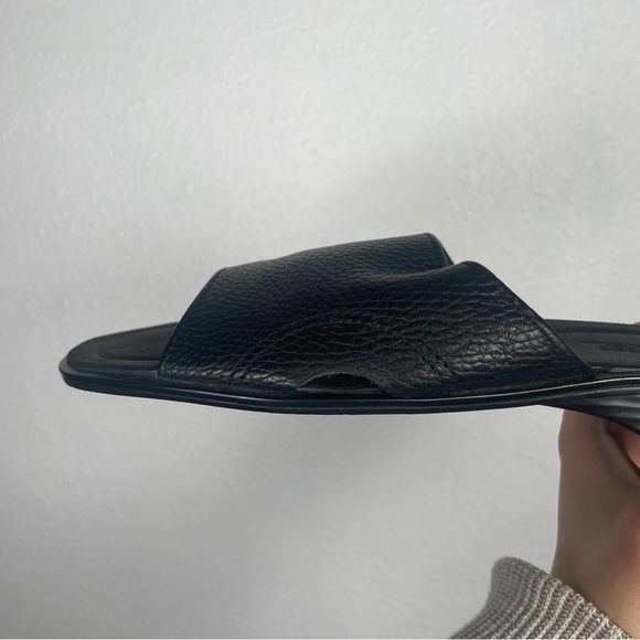 Montego Bay Club Leather special edition Black gen. leather sandals size. 9.5 - Picture 5 of 10